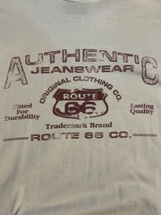 90ｓ　ROUTE66Co　ヴィンテージ　ジーンズメーカー　ｔシャツ　ルート66 ジーンズ