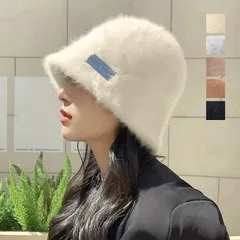 バケットハット レディース 秋冬 大きい バケハ ハット ニット 韓国 軽量 上品 大人 暖かい あたたかい 防寒 小顔効果 ふわふわ かわいい おしゃれ シンプル カジュアル きれいめ 40代 50代 送料無料