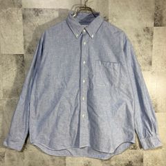 日本製 Sans limite サンリミット  ボタンダウン オックスフォード シャツ  サックスブルー M