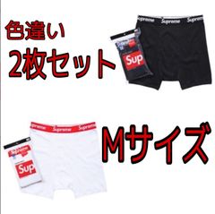 ラスト1 Supreme Hanes ボクサーパンツ 白黒セット Mサイズ - メルカリ