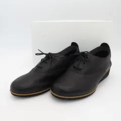 Figurino フィグリーノ レザーシューズ Figurino 本革レースアップシューズ FT8870 ブラック 22.5cm 幅広