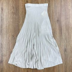 loin. ロワン 井川遥 rib skirt リブニットスカート 白 ホワイト
