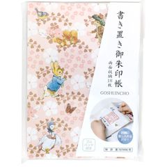 【新品】 在庫一掃セール中！ 御朱印帳 ピーターラビット Flower carpet (TP0015) 書き置き 御朱印 書き置き御朱印用 御城印 ウサギ トラベル 和雑貨