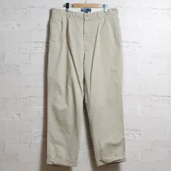USA古着 POLO RALPH LAUREN 2タックチノトラウザー HAMMOND PANT ベージュ W36 L32