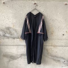 ローズバッドROSEBUD黒民族調カーディガンガン羽織り