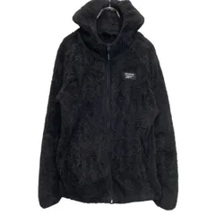 Reebok ジップアップ ボアフリース パーカー L ブラック リーボック 古着卸 アメリカ仕入 a702-5282