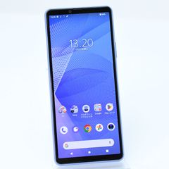 【未使用に近い】SIMフリー au Xperia 10 III SOG04 ブルー