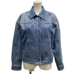 【CHANEL】デニムジャケット　スパンコール　ココマーク　サイズ：36 中古・古着通販】CHANEL (シャネル) ココマークボタンデニム