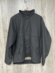 バーバリーゴルフ　ナイロンジャケット　黒　チェック　LL 大きいサイズ　ジップ バーバリー ゴルフ（コート・ジャケット｜メンズ