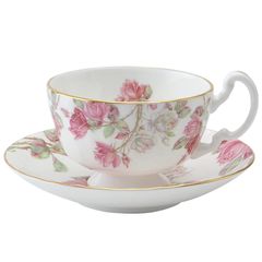 エインズレイ エリザベスローズ ピンク ティー カップ ＆ ソーサー オーバン 約180ml EROS05006U