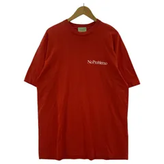 aries - Aries アリエス Tシャツ・カットソー S ピンクx紺x白 【古着】【中古】 ARIES / アリーズ SUNBLEACHED COLA SS TEE（Tシャツ