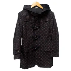 COMME DES GARCONS HOMME PLUS コムデギャルソンオムプリュス PI-J082 ウールギャバジン ドット柄 ダッフルコート 薄手 正規品 / 52238