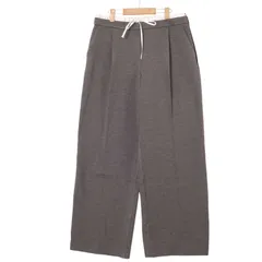 ZARA ザラ 通年 現行タグ★ ストレッチ サイドライン イージー タック ワイド スラックス パンツ Sz.L レディース 灰 グレー