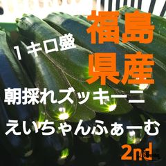 福島県産!朝採れズッキーニ!１キロ盛