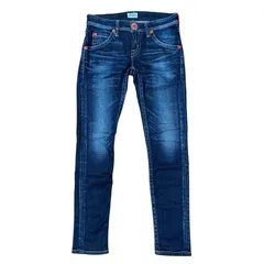 RODEO CROWNS 濃紺 スキニーデニム サイズ24 レディースXS ロデオクラウンズ