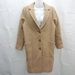 ◇ URBAN RESEARCH ROSSO ロッソ シンプル、秋向け 長袖 チェスターコート サイズfree ブラウン レディース E 【1301260022597】