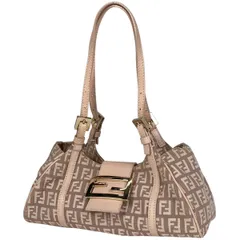 極美品 FENDI ハンドバッグ ズッカ FF金具 フェンディ ズッキーノ FENDI フェンディ ズッキーノ ミニハンドバッグ ポーチ