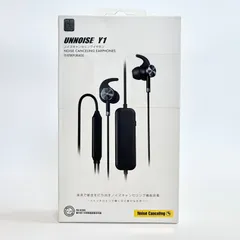 情熱価格 +PLUS NOISE CANCELING EARPHONES UNNOISE Y1 BLACK ジョウネツカカク プラス ノイズキャンセリングイヤホン ブラック TT-EP009 ①