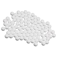 【在庫処分】【ノーブランド品】100pcs 25mm ホワイト モデル クラフト 発泡 スチロール 球 ボール