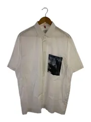 OAMC(OVER ALL MASTER CLOTH) シルク混ポケットデザインシャツ 半袖シャツ L コットン ホワイト 1025749