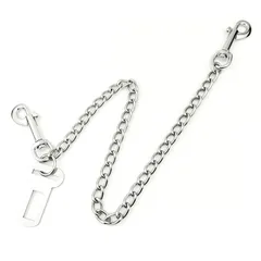 新品 nalaina 犬用 シートベルト ステンレス 犬 リード 金属製 ドライブ 車専用リード 安全ベルト ペット用 簡単装着 飛び出し防止 犬カー用品 小型犬/中型犬/大型犬対応 長さ80cm