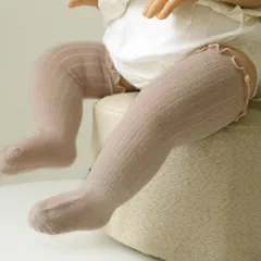 ☆ ピンク ☆ Mサイズ ☆ ベビー ハイソックス シンプル gsocks40901 ベビー 靴下 フリル ハイソックス ソックス キッズ くつ下 かわいい 男の子 女の子 シンプル キッズ靴下 春 夏 秋 冬 ギフト