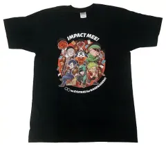 【中古】衣類 ○○の主役は我々だ! Tシャツ ブラック Lサイズ 「『インパクト・ミー!』街コンラプソディ編」体験イベント限定