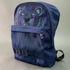 Af8 《美品》 KENZO ケンゾー タイガー ロゴ刺繍 リュック ネイビー バックパック カバン 鞄のサムネイル