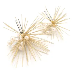 髪飾り 成人式 振袖 浴衣 袴 ２点セット 金 結婚式 入学式 入園式 卒園式 卒業式 七五三 753 ブライダル 前撮り 和装 日本製 花 かんざし フォーマル 簪 花飾り 松葉 人気 着物 ゴールド W 28 323-227 u833　Si