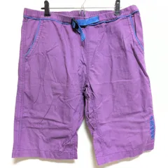 大きいサイズ (^w^)b adidas アディダス ショートパンツ ハーフパンツ ハーパン 短パン ショーツ 紫 パープル 無地 綿100% ベルト付き ライン ロゴ 軽量 おしゃれ 着回し こなれ感 ゆったり 紳士 メンズ サイズXO