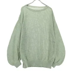 美品 IENA イエナ 長袖 セーター ライトグリーン レディース 古着