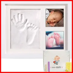 【新着商品】cotoms キレイに型が取れる ベビーフォトフレーム 手形 足形 手形スタンプ 赤ちゃん 出産祝い 命名 記念品
