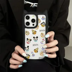 ミッキー iphone16ケース iphone16proケース 可愛い ネコミミ iphone15ケース iphone15Plusケース 耐衝撃 iphone14ケース 四隅保護 iphone1