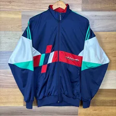 80s adidas アディダス 万国旗タグ トラックジャケット サイズ US M メンズ L位 80年代 VINTAGE ビンテージ ヴィンテージ ストリート アメカジ 古着 r25071778【トラックジャケット】/ブルー