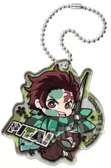 【中古】キーホルダー・マスコット(キャラクター) 竈門炭治郎 「ぴた!でふぉめ 鬼滅の刃 アクリルキーホルダーvol.2」