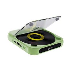 ホーム CD プレーヤー コンパクト オーディオ 音楽プレーヤー 友人用 言語学習者 子供用 グリーン
