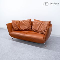 【中古品】de Sede デセデ DS-102 ２人掛け ソファ レザー ブラウン マティアス・ホフマン 定価218万