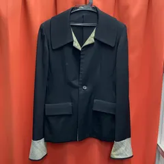 Y’sワイズ　ジャケット　アウター　ブルゾン　テーラード　ブラック　日本製　ヨウジヤマモト　yohji yamamotoのサムネイル
