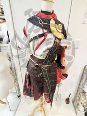 原神　楓原万葉　コスプレ　衣装【セット済みウィッグ、模造刀付き】