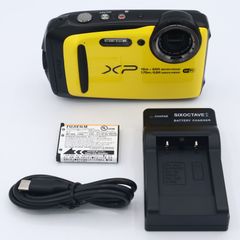 FUJIFILM デジタルカメラ XP90 防水 イエロー FX-XP90Y　#250409_6S005205