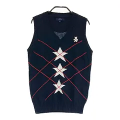 サイズ：M CALLAWAY キャロウェイ  ウール混 Vネック ニットベスト  ネイビー系 [240101373418] ゴルフウェア レディース ストスト