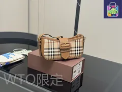 【今日特価】Burberry バーバリー レトロアンダーアーバッグ シリーズ クラシック格柄で百搭なスタイルを演出-WTO輸入2