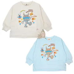新入荷　それいけ！アンパンマン集合柄男児裏毛トレーナー ダダンダン 子供服 スウェットシャツ 長袖