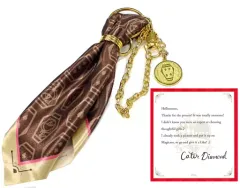 【中古】雑貨 ケイト・ダイヤモンド バッグチャーム(コインモチーフ＆スカーフ)＆メッセージカード 「ディズニー ツイステッドワンダーランド バレンタインデーギフト」