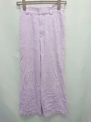 ◇ ⊇ BEAUTY&YOUTH ビューティ&ユース コーデュロイ ワイド パンツ サイズS ラベンダーパープル レディース E  【1411130018947】