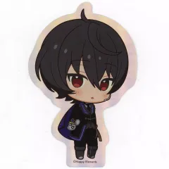 【中古】シール・ステッカー 朔間凛月(チェックメイト衣装) 「あんさんぶるスターズ!! 追憶セレクション チェックメイト×animatecafe トレーディング描き起こしビジュアル オーロラステッカーコレクション」