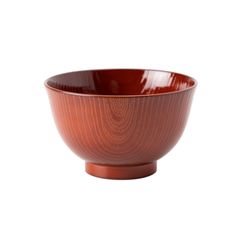 【人気商品】アサヒ興洋 お椀 羽反全木目 朱色 1個入 食洗機対応 電子レンジ対応 日本製 AZ23-09