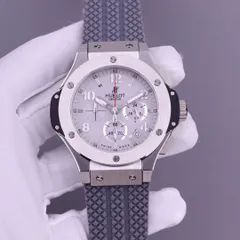 純正本物　銀座店購入　Hublot ビッグバンホワイトラバーベルト 純正本物銀座店購入Hublot ビッグバンホワイトラバーベルト
