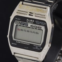 ALBA アルバ 腕時計 AKA V091-5010 デジタル クォーツ - メルカリ