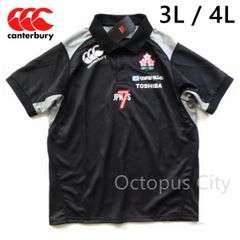 カンタベリー CANTERBURY ラグビー 日本代表 半 袖 ポロシャツ3L